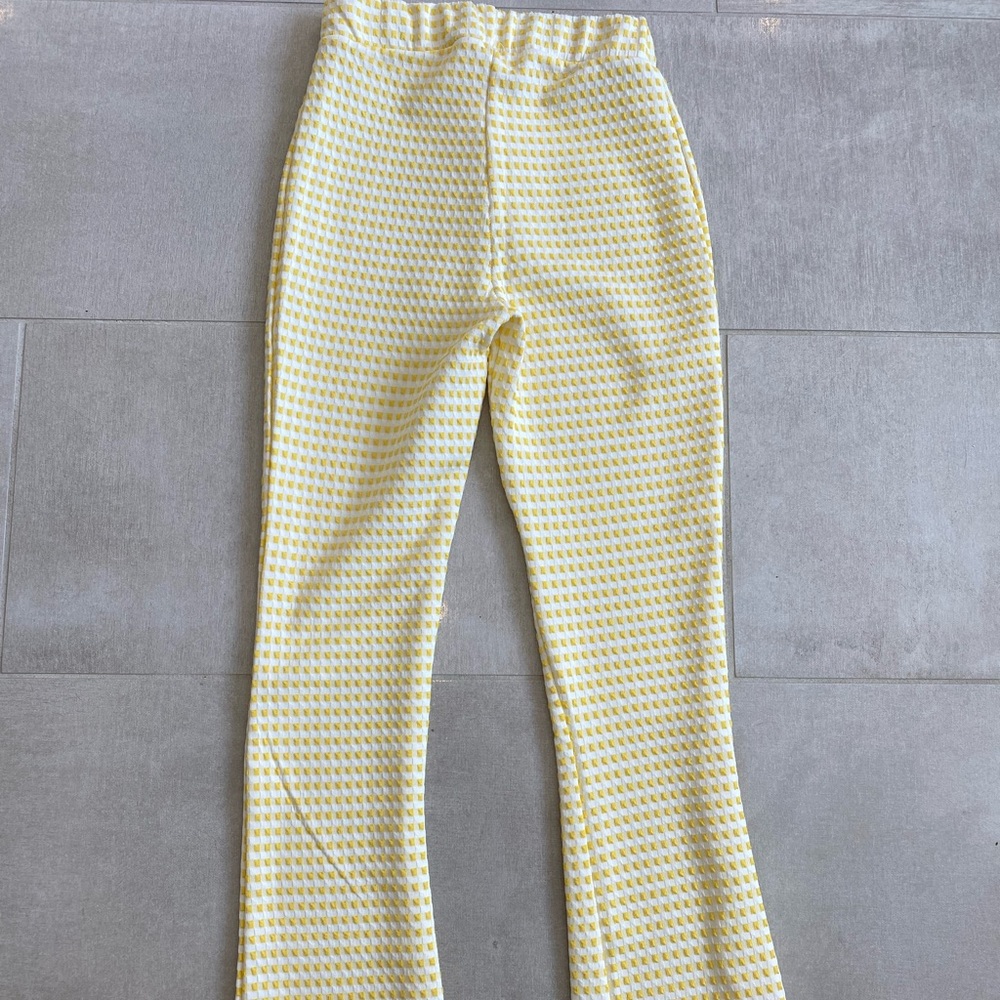 Urban outfitters fitted flare checkered pants!
